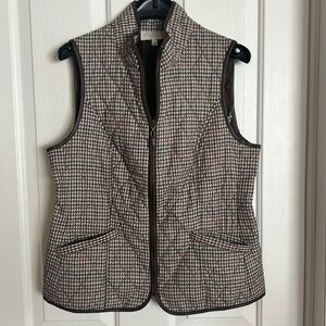 Talbots Women’s quilted vest. Size S petite